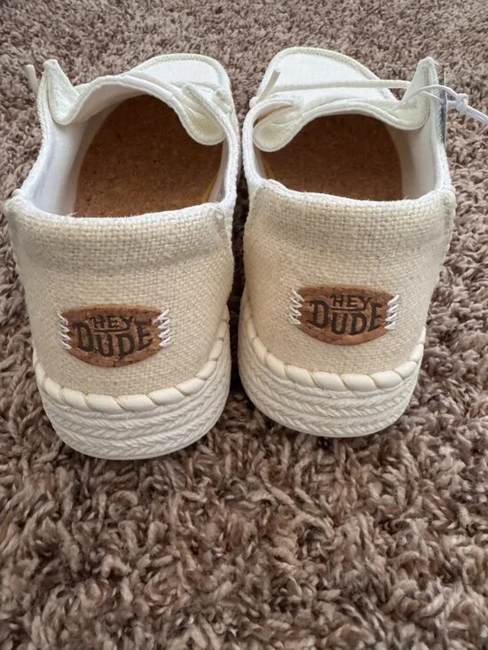 NWT Hey Dude Wendy Espadrille Woven, size 11 - Picture 5 of 6